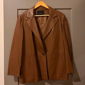 Olivaceous Women's Brown Blazer